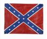 Confederate Rebel Leather Flag Bandiera "Sudista"